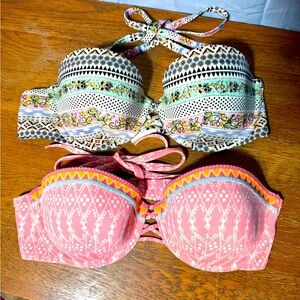 Victorias Secret Mix & Match Swim Tops Sz 36C